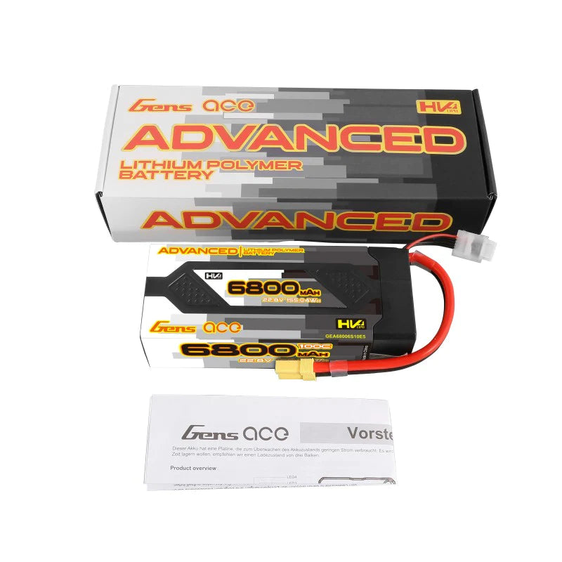 Gens Ace Advanced 6800mAh 22,8 V 100 C 6S1P HardCase EC5 - LiPo24.de
