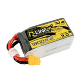 Tattu R-Line Version 3.0 1800mAh 14.8V 120C 4S1P Lipo Akku mit XT60 Stecker - LiPo24.de