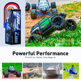 Zeee 4S Lipo Akku 6200mAh 14,8 V 80 C Hartschalenkoffer mit EC5-Anschluss für RC Car RC-Modelle (2 Packungen) - LiPo24.de