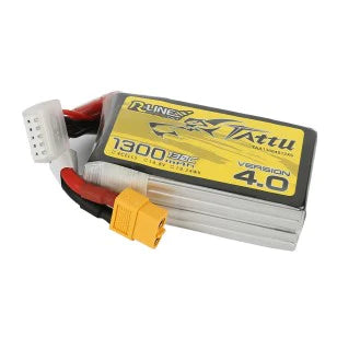 Tattu R-Line Version 4.0 1300mAh 14,8V 130C 4S1P Lipo Akku XT60 Stecker - LiPo24.de