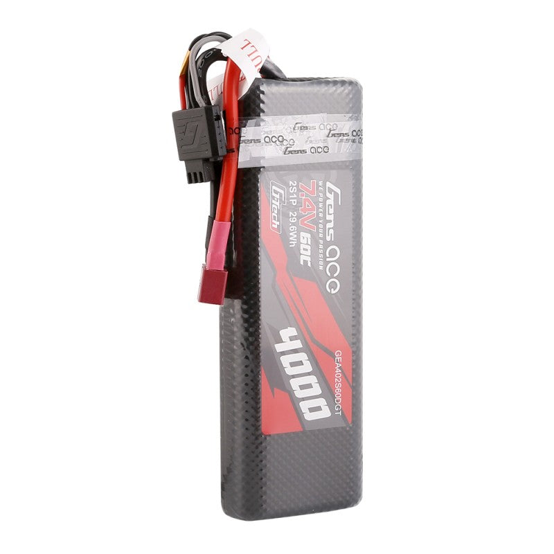 Gens Ace G-Tech 2S 4000mAh 2S1P 7.4V 60C Hardcase T-Stecker