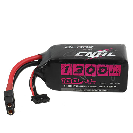 CNHL Black Series 1300mAh 14,8V 4S 100C Lipo Akku mit XT60 Stecker - LiPo24.de