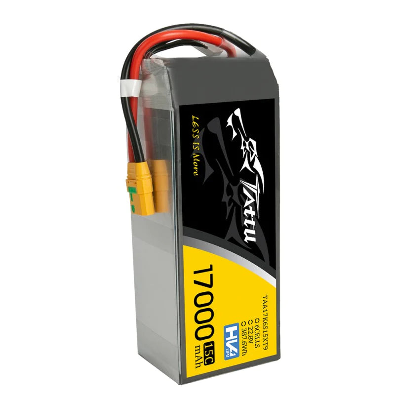 Tattu 17000mAh 22,8V 15C 6S1P Lipo Akku mit XT90-S Stecker - LiPo24.de