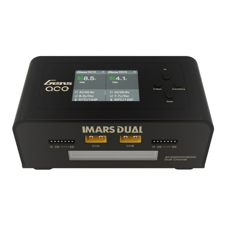 Gens Ace Imars Dual Channel AC200W/DC300Wx2 RC Ladegerät Weiß
