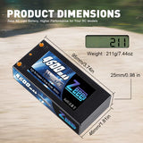 Zeee 2S Shorty Lipo Akku 4600mAh 7,4V 100C Hartschalenkoffer mit 4mm Bullet Deans Stecker für RC Car RC Modelle - LiPo24.de