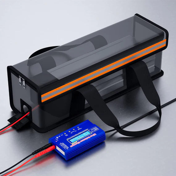 Zeee Lipo Safe Bag Ebike Battery Fireproof Charging Bag Explosionsgeschützte Lipo Battery Bag Große Kapazität zum Aufladen (19,3 * 5,9 * 5,9 Zoll) - LiPo24.de