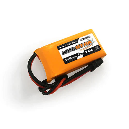 CNHL MiniStar 350mAh 7,4V 2S 70C Lipo Akku mit XT30U (3 St.) - LiPo24.de