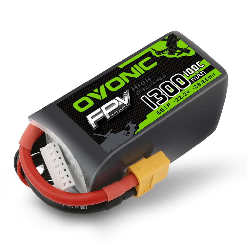 Ovonic 6S 1300mAh 100C 22.2V XT60 LiPo Akku (4 St.) - LiPo24.de