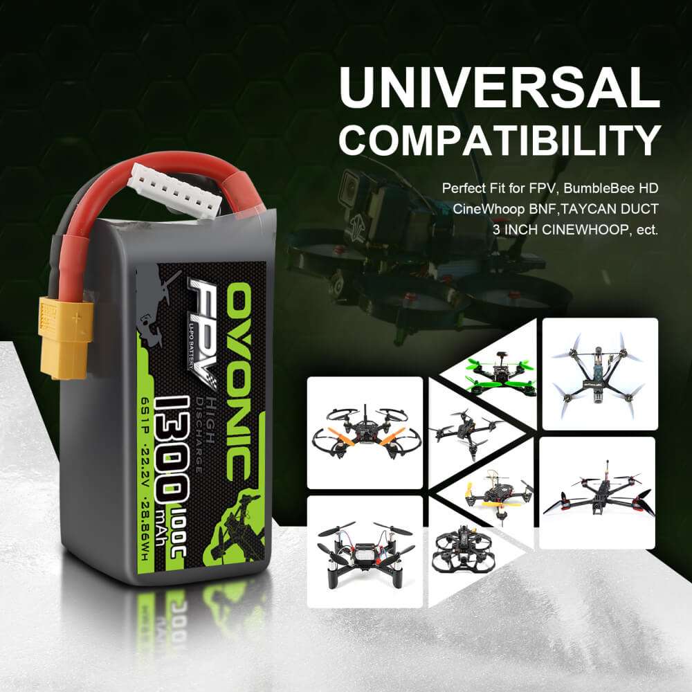 1300mAh / 6S / XT60