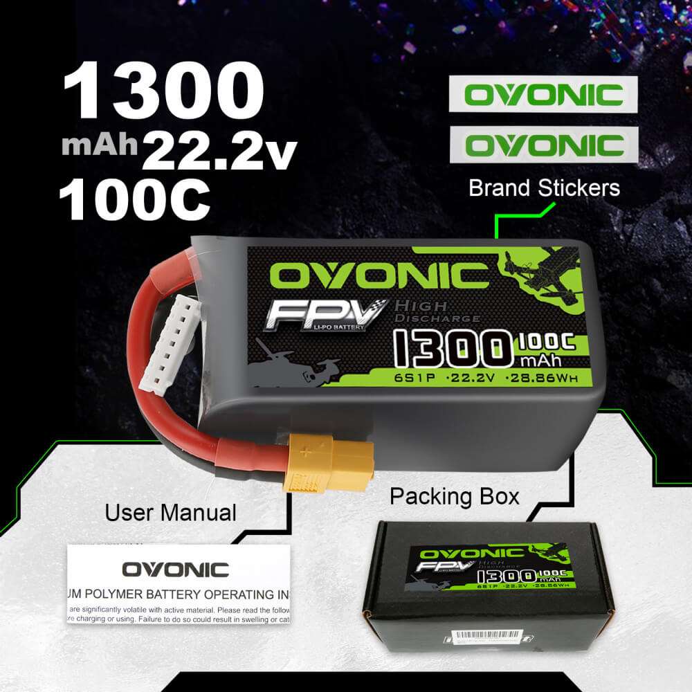 1300mAh / 6S / XT60