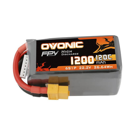 Ovonic 6S 1200mAh 120C 22.2V XT60 LiPo Akku - LiPo24.de
