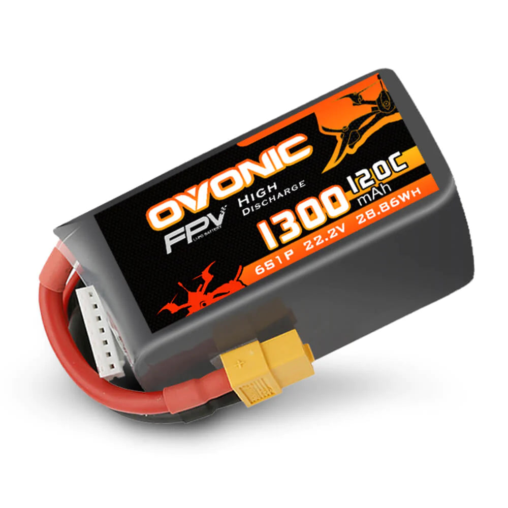 Ovonic 6S 1300mAh 120C 22,2V XT60 LiPo Akkupack - LiPo24.de