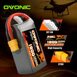 Ovonic 4S 1800mAh 120C 14,8V XT60 LiPo Akku (2 St.) - LiPo24.de