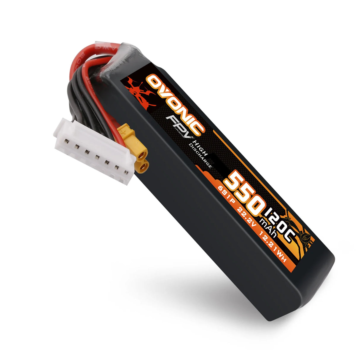 Ovonic 3S 550mAh 130C 11,1V XT30 LiPo Akku (4 St.) - LiPo24.de