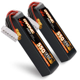 Ovonic 6S 550mAh 120C 22,2V XT30 LiPo Akku (2 St.) - LiPo24.de