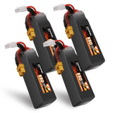 Ovonic 3S 550mAh 130C 11,1V XT30 LiPo Akku (4 St.) - LiPo24.de
