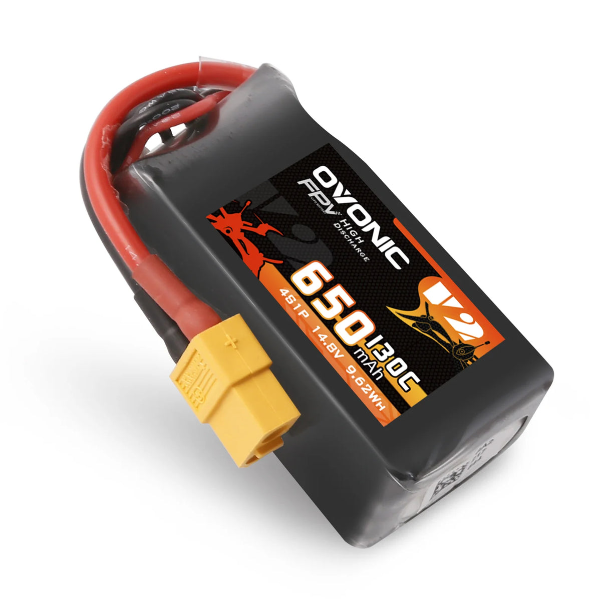 Ovonic 4S 650mAh 130C 14,8V XT60 LiPo Akku (4 St.) - LiPo24.de
