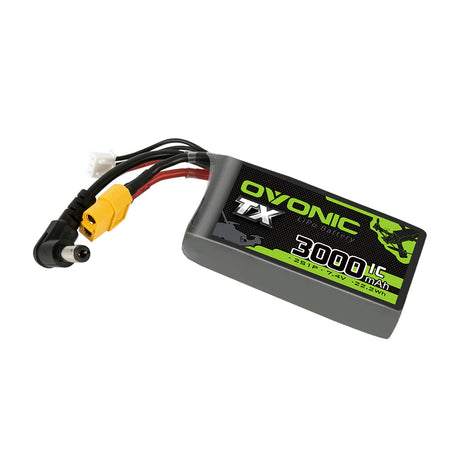 Ovonic 2S 3000mAh 1C 7,4V DC-5521 & XT60 LiPo für Fatshark FPV-Brille - LiPo24.de