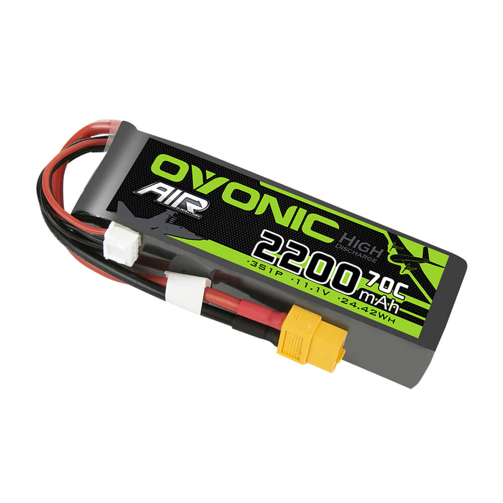 Ovonic 3S 2200mAh 70C 11,1V XT60 LiPo Akku - LiPo24.de