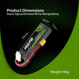 Ovonic 3S 2200mAh 70C 11,1V XT60 LiPo Akku - LiPo24.de