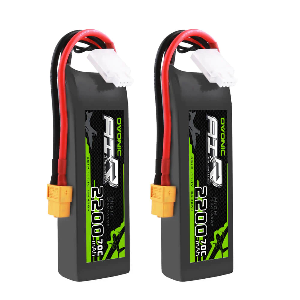 Ovonic 3S 2200mAh 70C 11,1V XT60 LiPo Akku - LiPo24.de