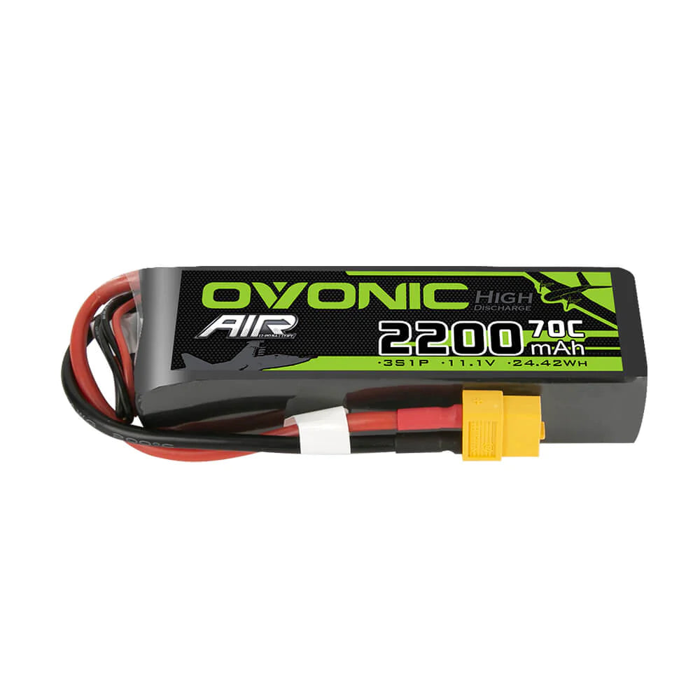 Ovonic 3S 2200mAh 70C 11,1V XT60 LiPo Akku - LiPo24.de