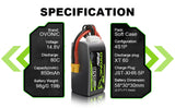 Ovonic 4S 850mAh 80C 14,8V XT30 Lipo Akku (4 St.) - LiPo24.de