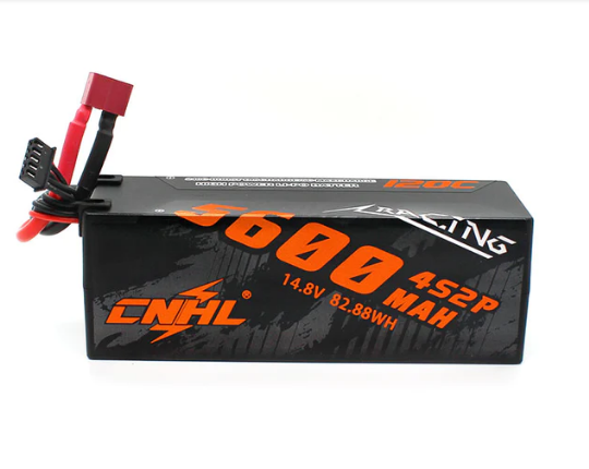 CNHL Racing Series 5600mAh 14,8V 4S2P 120C Hartschalen-Lipo-Akku mit T/Dean-Stecker - LiPo24.de