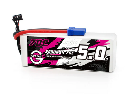 CNHL G+Plus 5000mAh 14,8V 4S 70C Lipo Akku mit EC5 Stecker - LiPo24.de