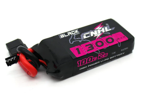 CNHL Black Series 1300mAh 7,4V 2S 100C Lipo Akku mit XT60 Stecker - LiPo24.de