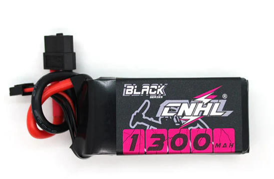 CNHL Black Series 1300mAh 11,1V 3S 100C Lipo Akku mit XT60 Stecker - LiPo24.de