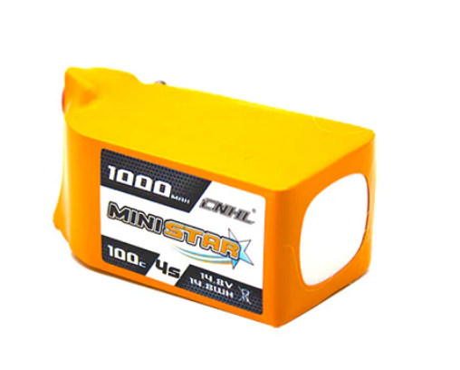 CNHL MiniStar 1000mAh 14,8V 4S 100C Lipo Akku mit T/Dean Stecker - LiPo24.de