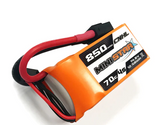 CNHL MiniStar 850mAh 14,8V 4S 70C Lipo Akku mit XT60 Stecker (2 St.) - LiPo24.de
