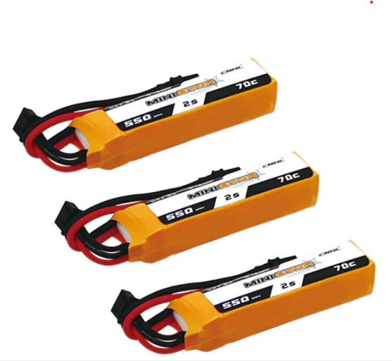 CNHL LiHV MiniStar HV 550mAh 7,6V 2S 70C Lipo Akku mit XT30U (3 St.) - LiPo24.de