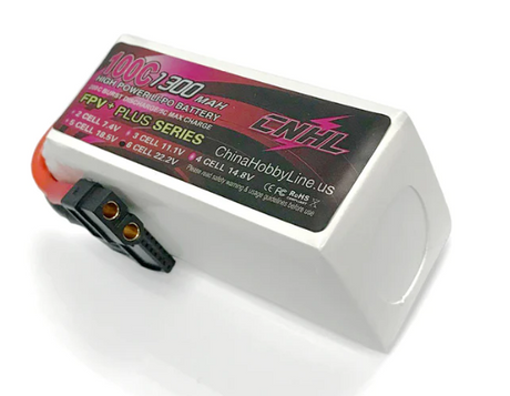 CNHL G+Plus 1300mAh 22,2V 6S 100C Lipo Akku mit XT60 Stecker - LiPo24.de