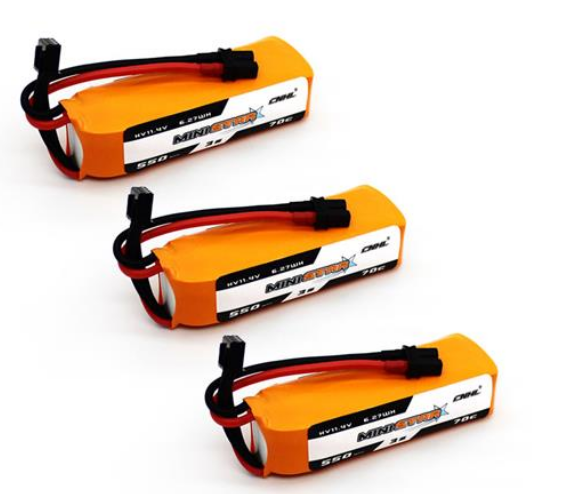 CNHL MiniStar HV 550mAh 11,4V 3s 70c Lipo Akku mit XT30U (3 St.) - LiPo24.de
