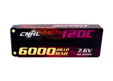 CNHL Racing Series LiHV 6000mAh 7,6V 2S 120C HV Hartschalen-Lipo-Akku mit EC5-Stecker für RC-Rennen - LiPo24.de
