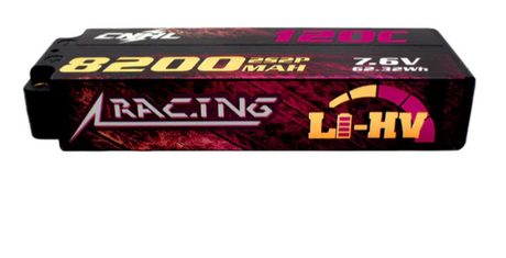 CNHL Racing Series LiHV 8200mAh 7,6V 2S 120C HV Hartschalen-Lipo-Akku mit EC5-Stecker für RC-Rennen - LiPo24.de