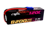 CNHL Racing Series LiHV 8200mAh 11,4V 3S 120C HV Hartschalen-Lipo-Akku mit EC5-Stecker - LiPo24.de