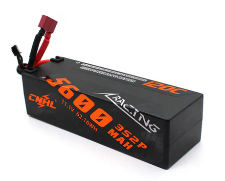 CNHL Racing Series 5600 mAh 11,1 V 3S2P 120C Hartschalen-Lipo-Akku mit T/Dean-Stecker - LiPo24.de