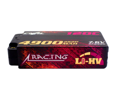 CNHL Racing Series LiHV 4900mAh 7,6V 2S2P 120C HV Shorty Hartschalen-Lipo-Akku mit EC3-Stecker - LiPo24.de
