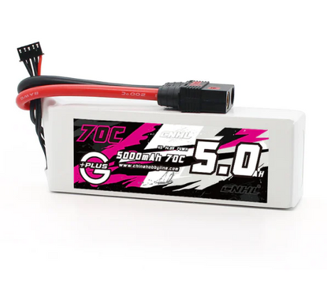 CNHL G+Plus 5000mAh 14,8V 4S 70C Lipo Akku mit QS8 Stecker - LiPo24.de