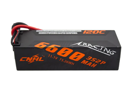 CNHL Racing Series 6600mAh 11,1V 3S 120C Hartschalen-Lipo-Akku mit T/Dean-Stecker - LiPo24.de