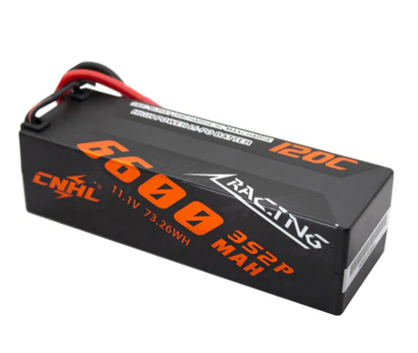 CNHL Racing Series 6600mAh 11,1V 3S 120C Hartschalen-Lipo-Akku mit T/Dean-Stecker - LiPo24.de