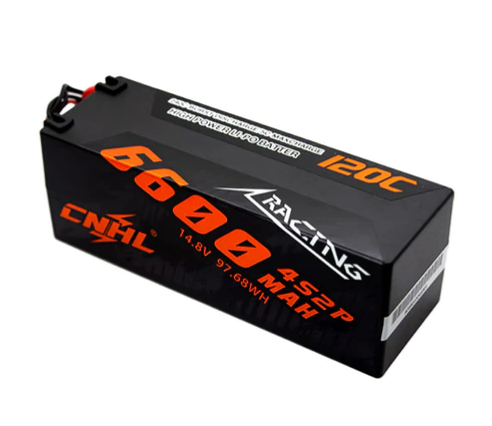 CNHL Racing Series 6600mAh 14,8V 4S 120C Hartschalen-Lipo-Akku mit EC5-Stecker - LiPo24.de