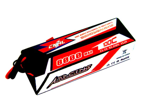 CNHL Racing Series 8000mAh 11,1V 3S 100C Hartschalen-Lipo-Akku mit T/Dean-Stecker - LiPo24.de