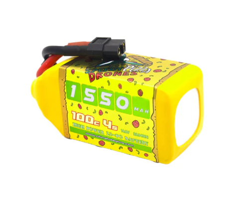 CNHL Speedy Pizza 1550mAh 14,8V 4S 100C Lipo Akku mit XT60 Stecker - LiPo24.de
