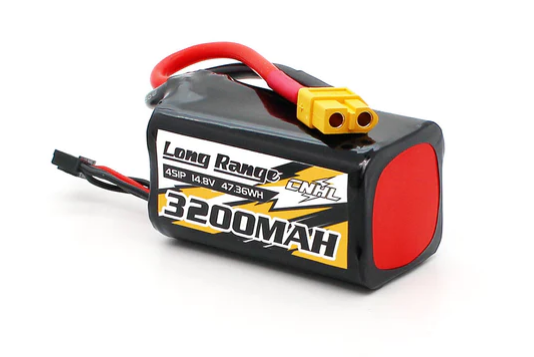 CNHL 18650 DLG 4S1P 3200mAh 14,8V 3C Li-Ion Long Range Pack XT60 Stecker - LiPo24.de