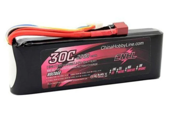 CNHL 2700mAh 14,8V 4S 30C Lipo Akku mit T/Dean Stecker - LiPo24.de