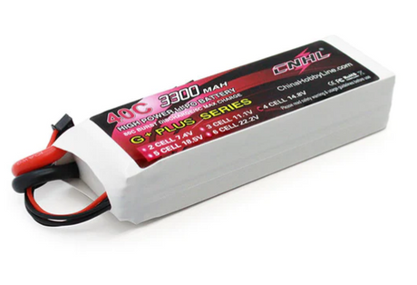 CNHL 3300mAh 14,8V 4S 40C Lipo Akku mit XT60 Stecker - LiPo24.de